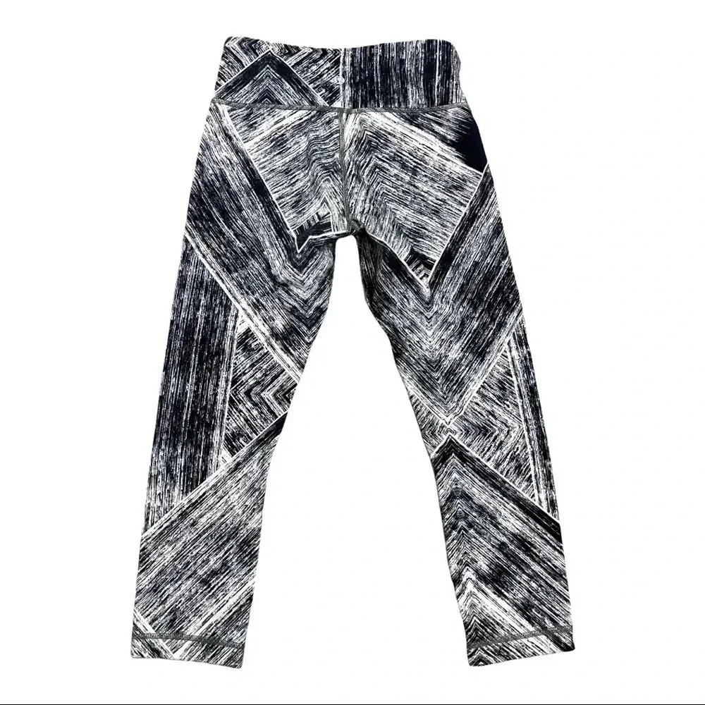 Lululemon Wunder Under Crop Full-On Luon Heat Wave SoulCycle Miami Leggings 4